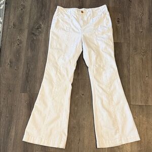 Altar'd State white Flare Trouser jeans size 27